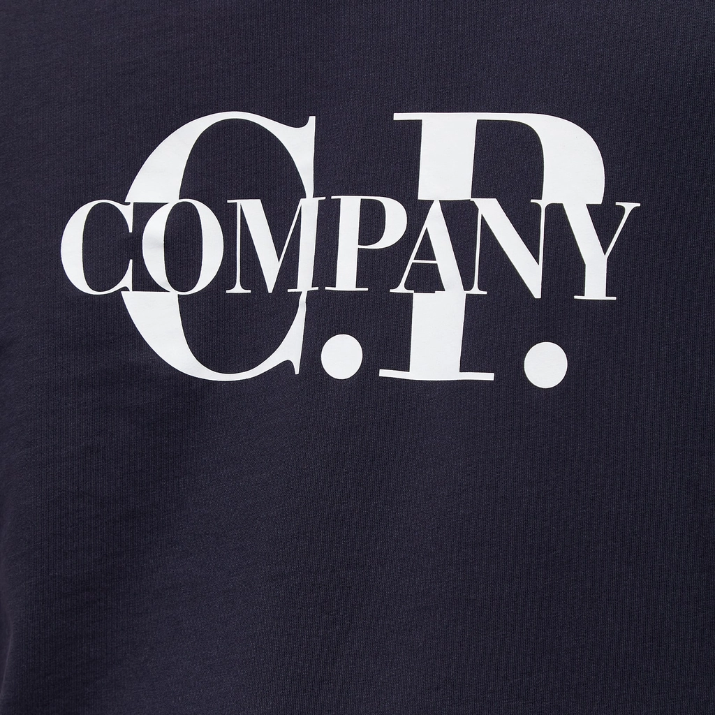 CP Company Men's Logo T-Shirt Total Eclipse